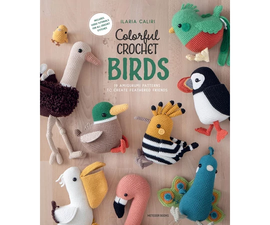 Colorful Crochet Birds horgolás könyv