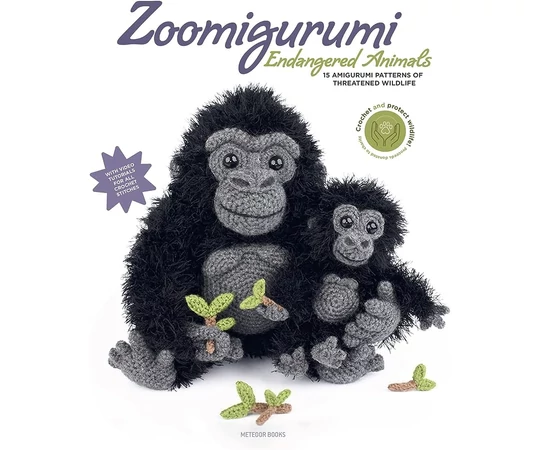 zoomigurumi endangered animals amigurumi könyv