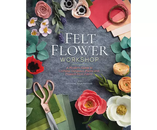 Felt Flower Workshop filc varrás könyv