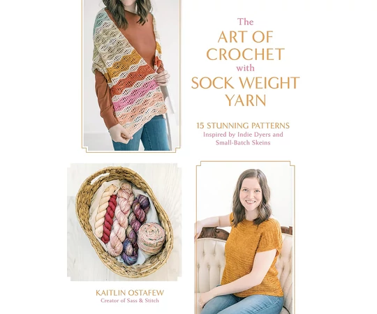 The Art of Crochet with Sock Weight Yarn horgolás könyv