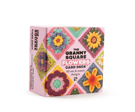 The Granny Square Flower Card Deck - nagyinégyzet mintakártyák
