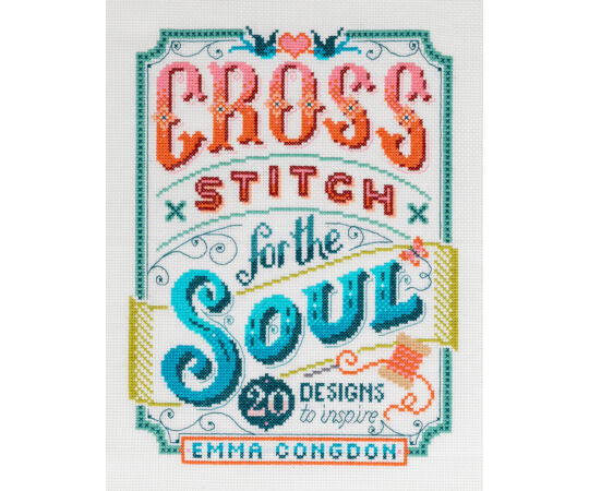 Cross Stitch for the Soul keresztszemes hímzés könyv 