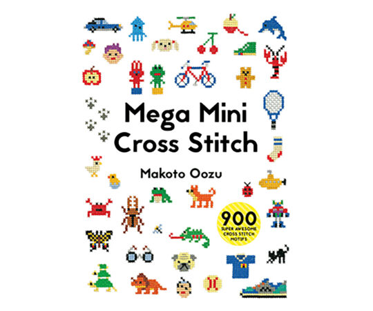 Mega Mini Cross Stitch keresztszemes hímzés könyv 