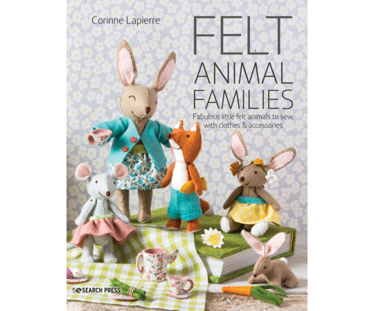 Felt Animal Families filc varrás könyv