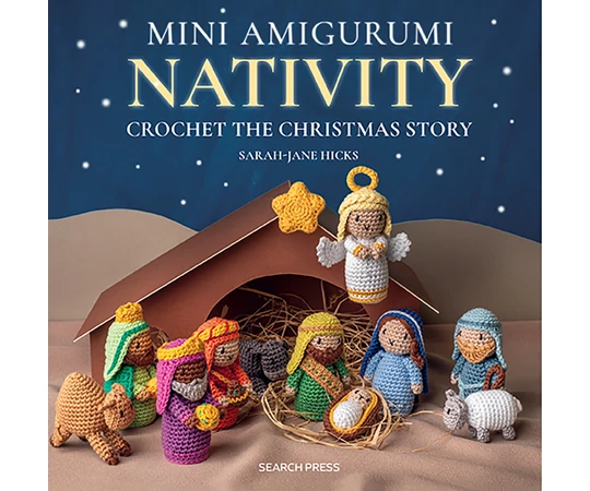 Mini Amigurumi Nativity horgolás könyv