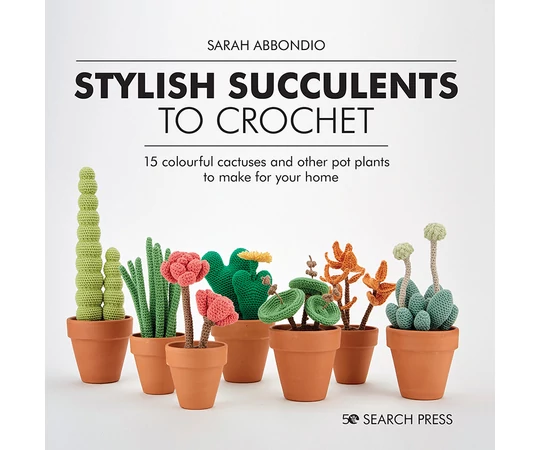 Stylish Succulents to Crochet amigurumi horgolás könyv