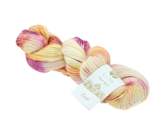 Lana Grossa Allora Hand-dyed pamut, gyapjú, alpaka fonal