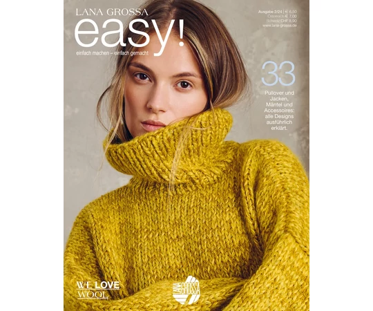 Lana Grossa Easy 2 kötés és horgolás kezdőknek magazin 
