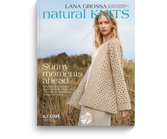 Lana Grossa Natural Knits nr. 1 - tavaszi-nyári magazin (2025)