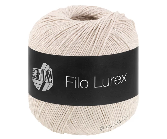 Lana Grossa Filo Lurex csillogó pamut fonal