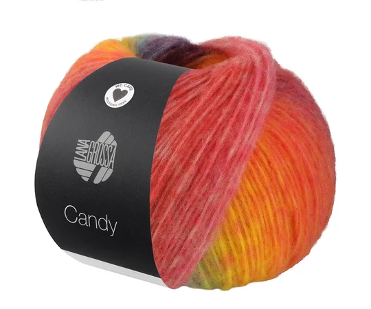 Lana Grossa Candy színes merinógyapjú fonal