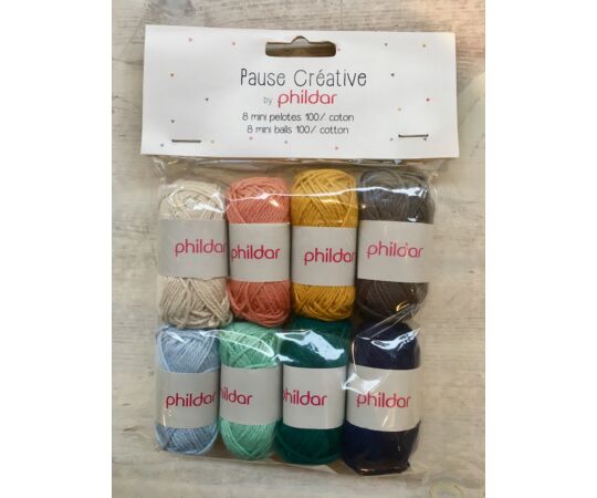 Phildar pamut fonal - 8 darabos csomag