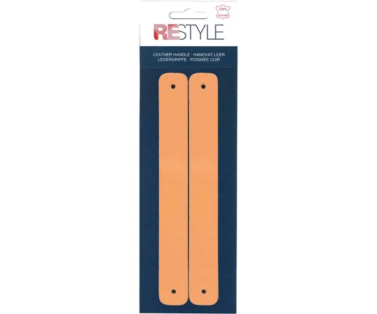 ReStyle Valódi bőr fogantyú (18 x 2 cm) - 2 db