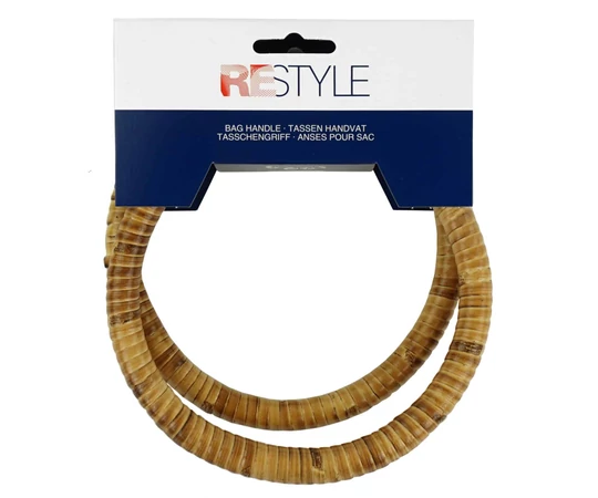 ReStyle Kerek rattan táskafül (14 cm) - 2 db
