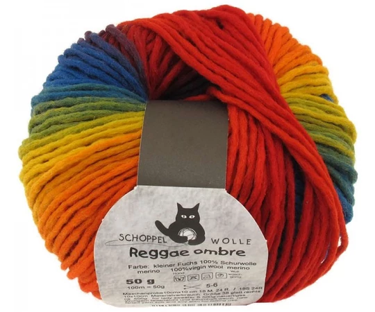 Schoppel Wolle Reggae Ombre színátmenetes gyapjú fonal