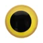 Biztonsági szem - sárga - 8 mm